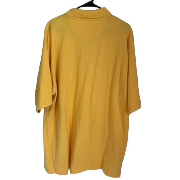 Tommy Bahama Relax Mens XL Yellow Cotton Polo Short Sleeve - Picture 2 of 7